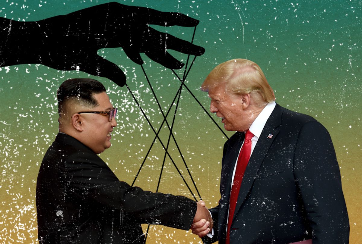 Kim Jong-un; Donald Trump  (Getty/Photo Montage by Salon)
