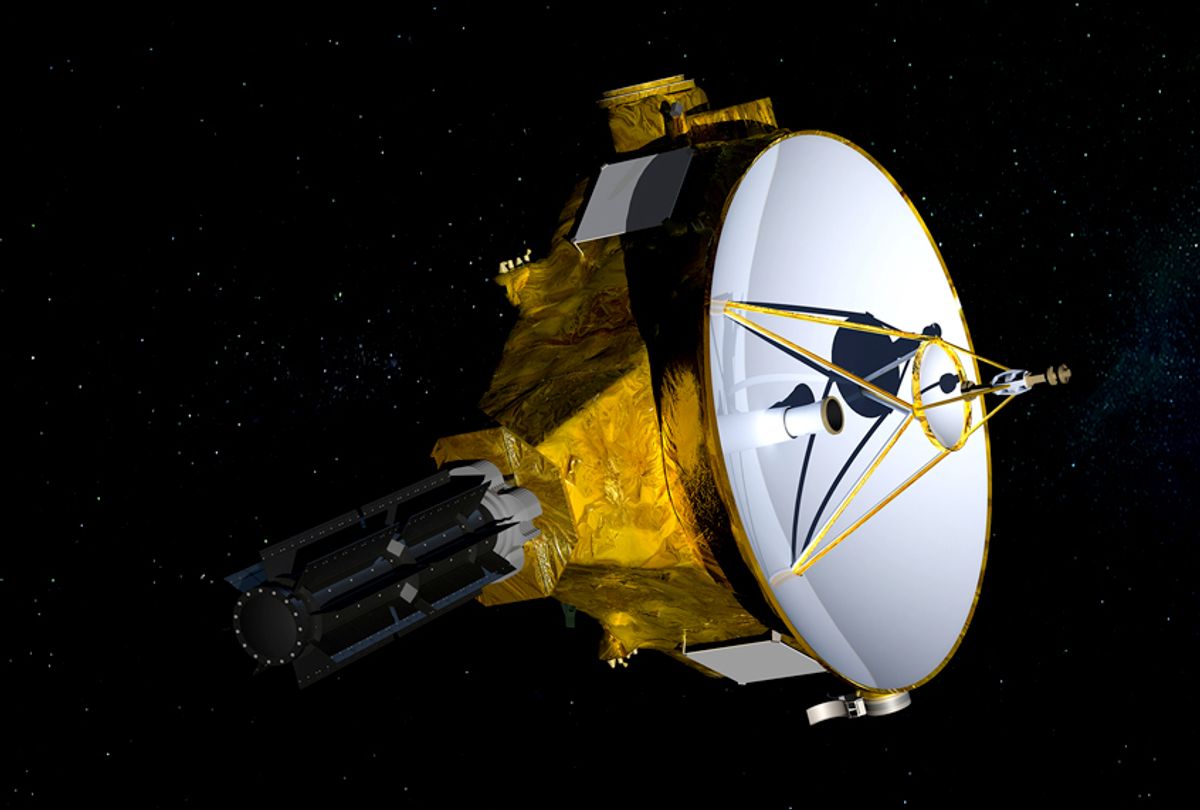The New Horizons spacecraft is headed towards an object nicknamed "Ultima Thule" (NASA/JHUAPL/SwRI via AP)