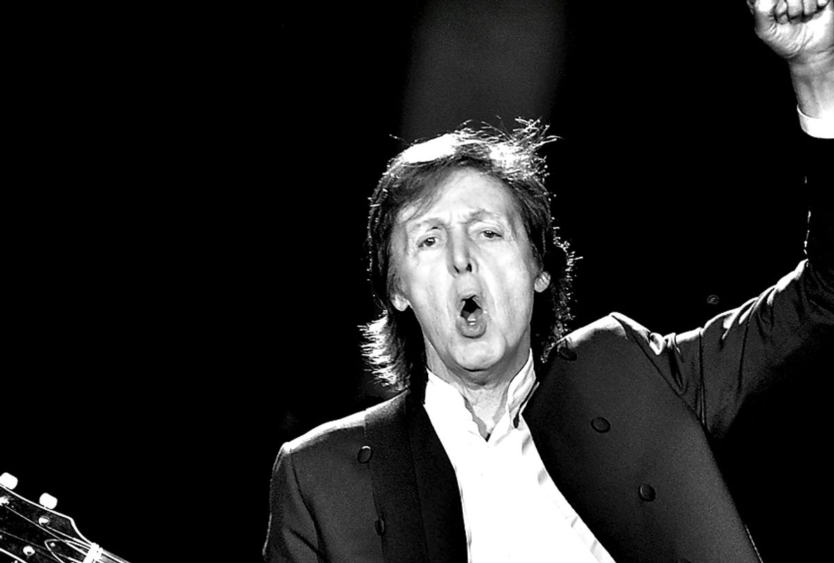 Sir Paul McCartney practises eye yoga, Entertainment, crowrivermedia.com