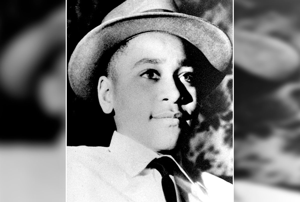 Emmett Till, a black 14-year-old Chicago boy, who was brutally murdered near Money, Mississippi, Aug. 31, 1955. (Associated Press)