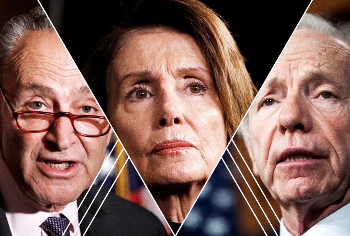 Chuck Schumer; Nancy Pelosi; Joe Lieberman (Getty Images/Salon)