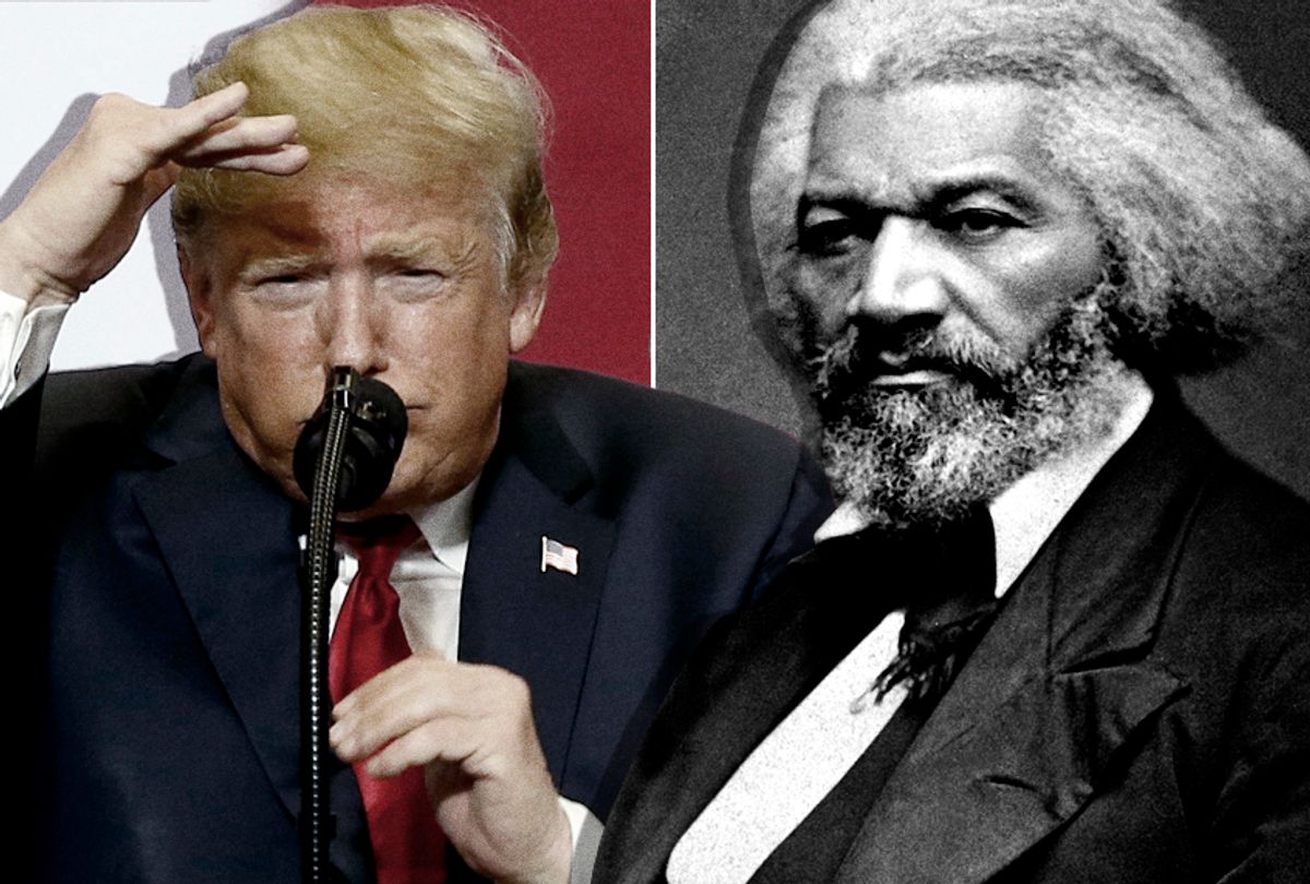 Donald Trump; Frederick Douglass (AP/Salon)
