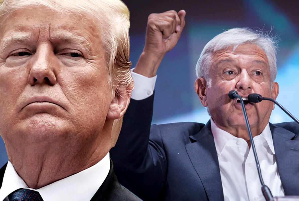 Donald Trump; Andrés Manuel López Obrador (AP/Getty/Photo montage by Salon)