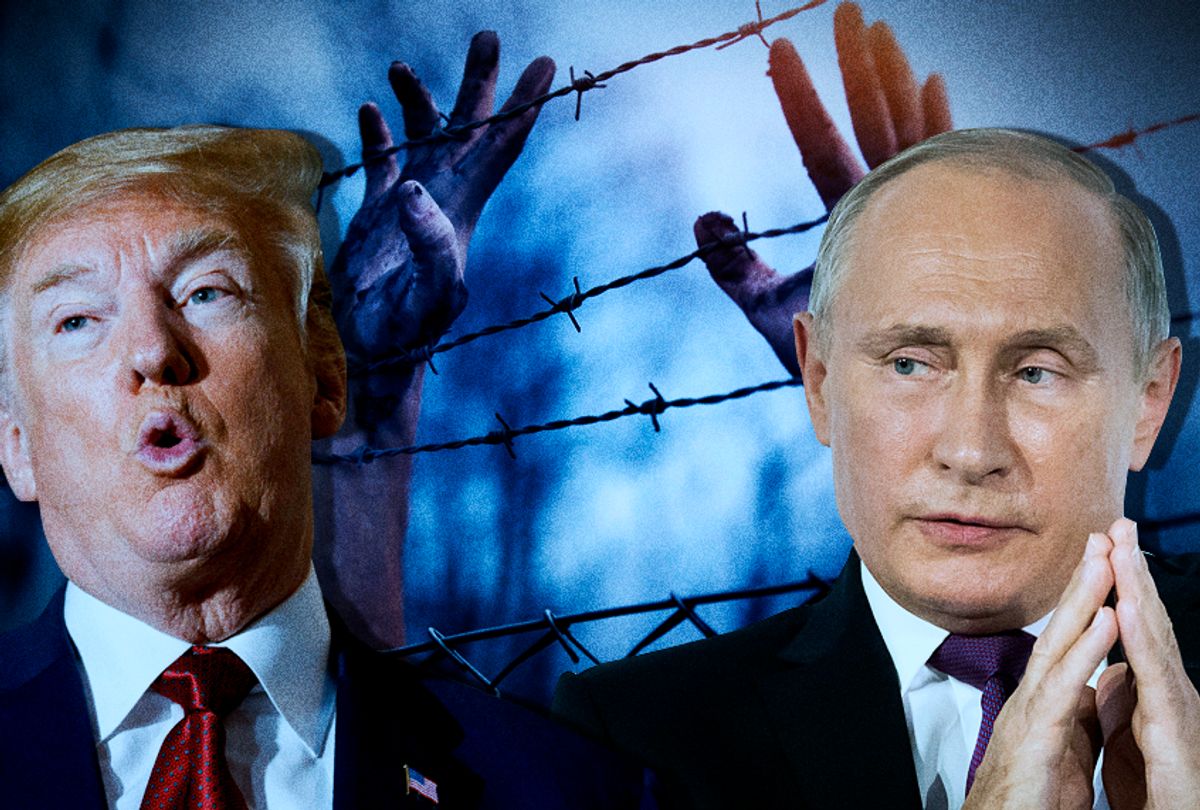 Donald Trump; Vladimir Putin (AP/Getty/Shutterstock/Salon)
