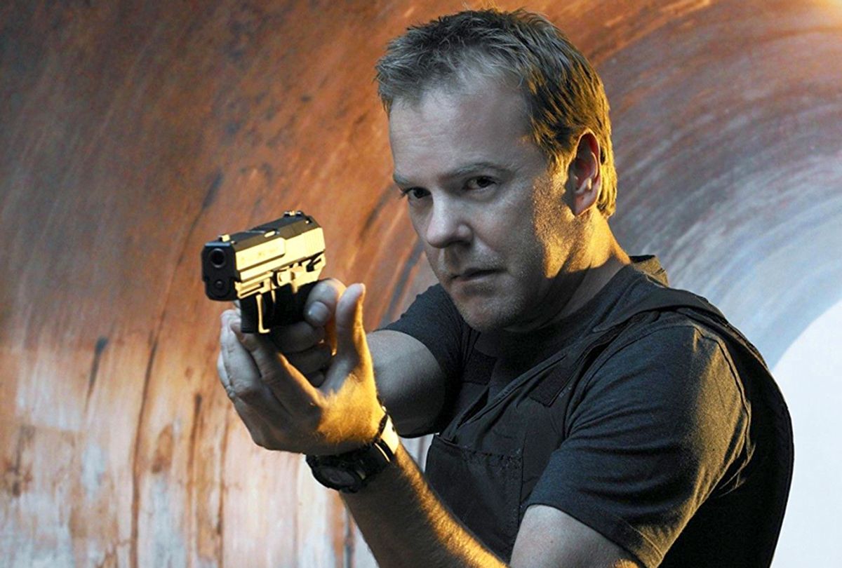 Kiefer Sutherland as Jack Bauer in "24" (20th Century Fox Television)
