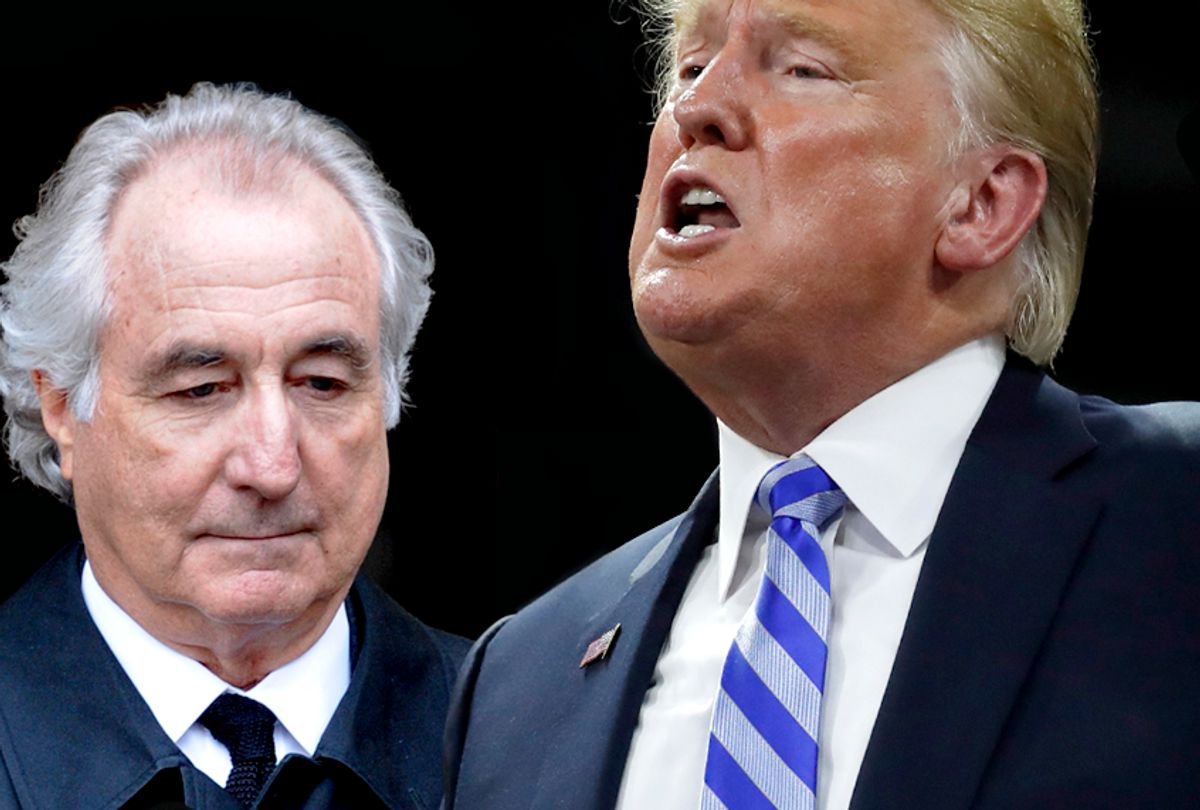 Bernard Madoff; Donald Trump (AP/Salon)