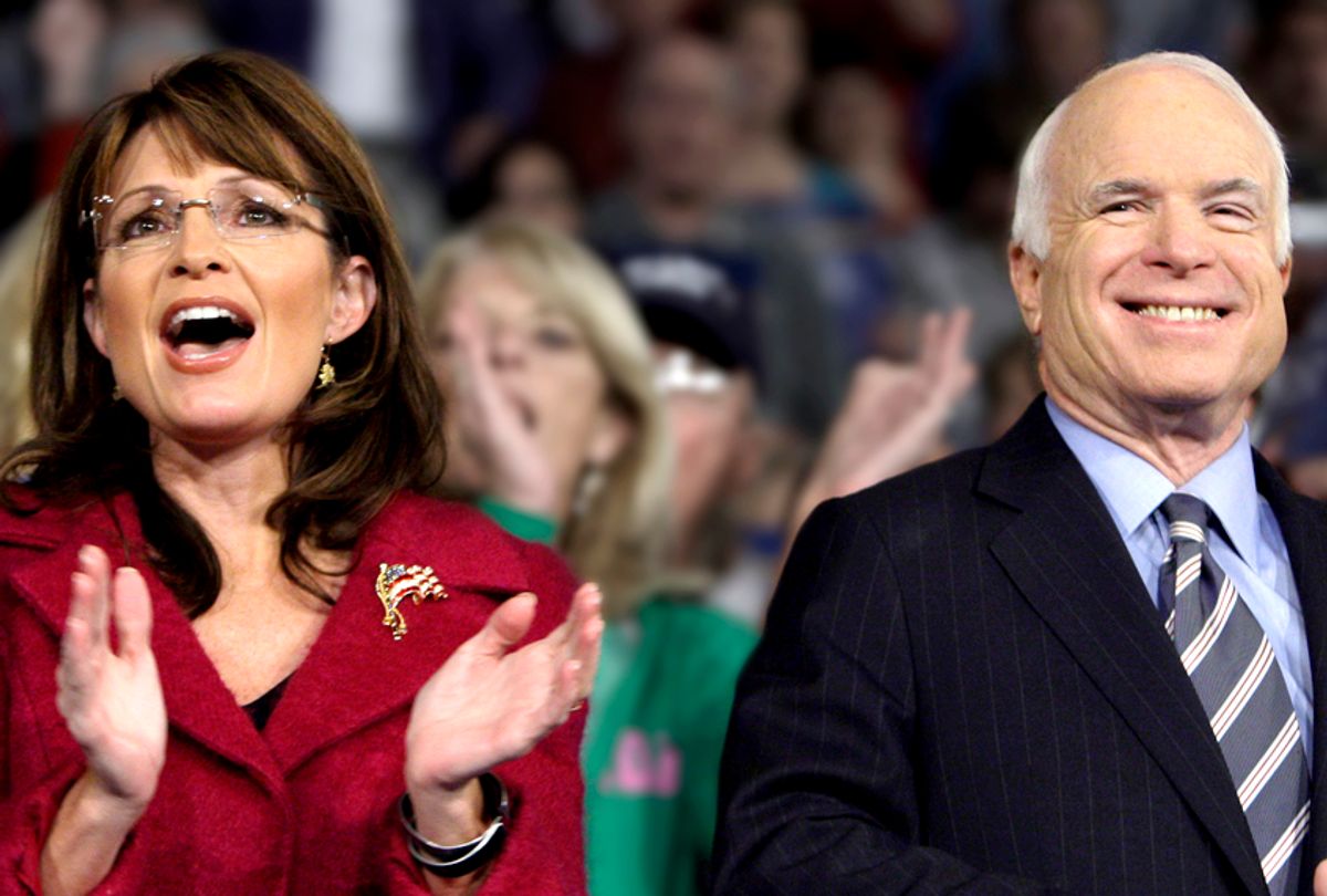 Sarah Palin; John McCain (AP/Carolyn Kaster)