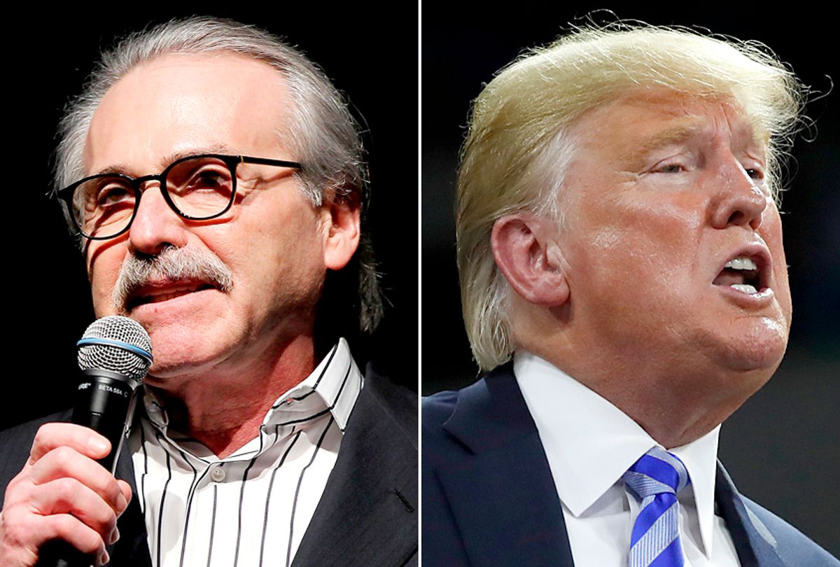 David Pecker; Donald Trump (AP/Marion Curtis/Alex Brandon)