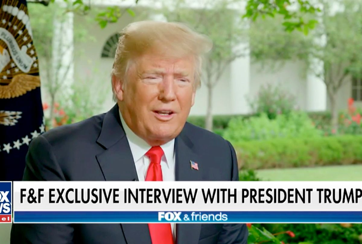 Donald Trump on "Fox & Friends" (Fox News)