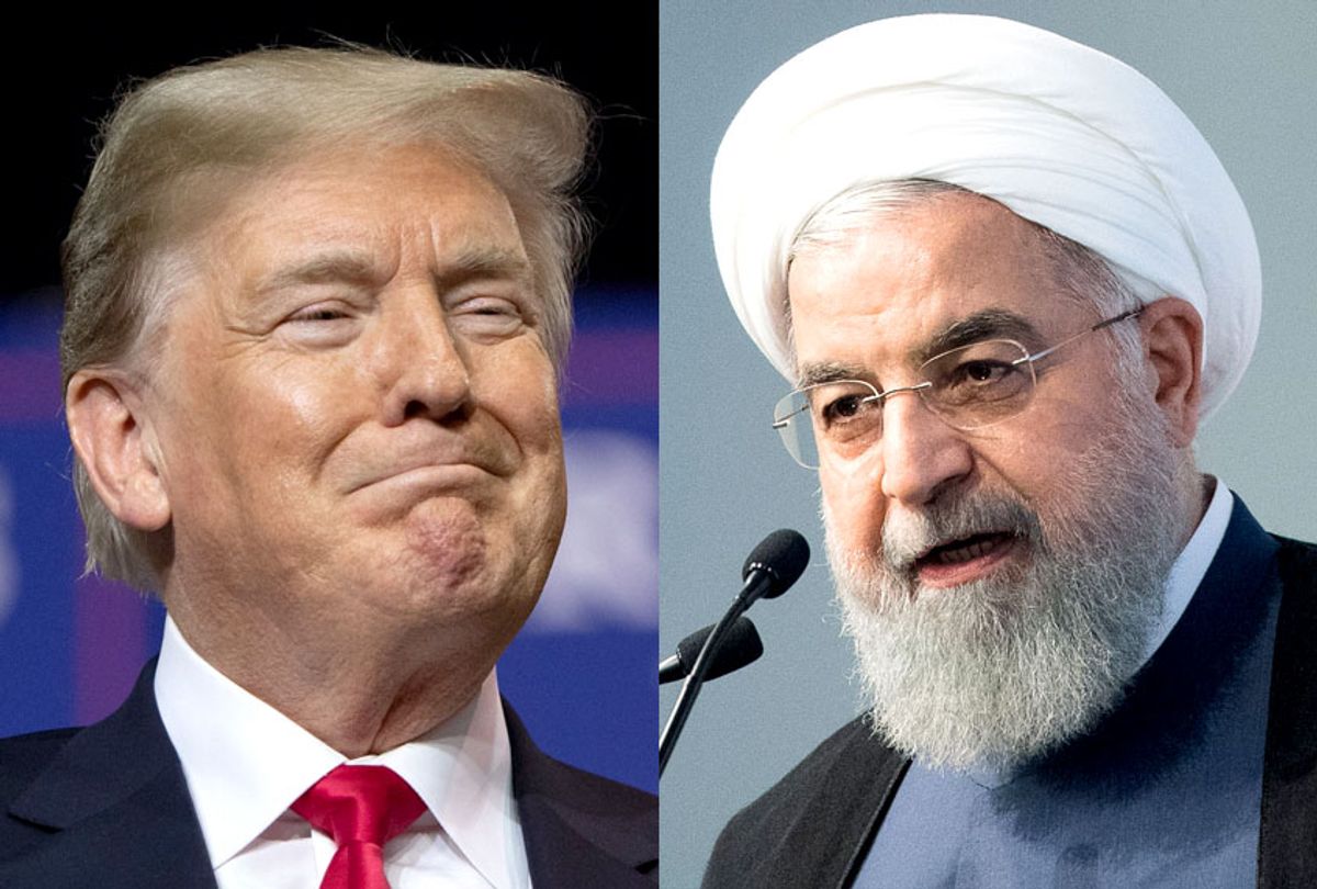Donald Trump; Hassan Rouhani (Getty/Saul Loeb/Michael Gruber)