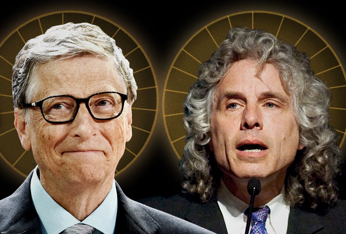 Bill Gates; Steven Pinker (Getty/Shutterstock/Salon)