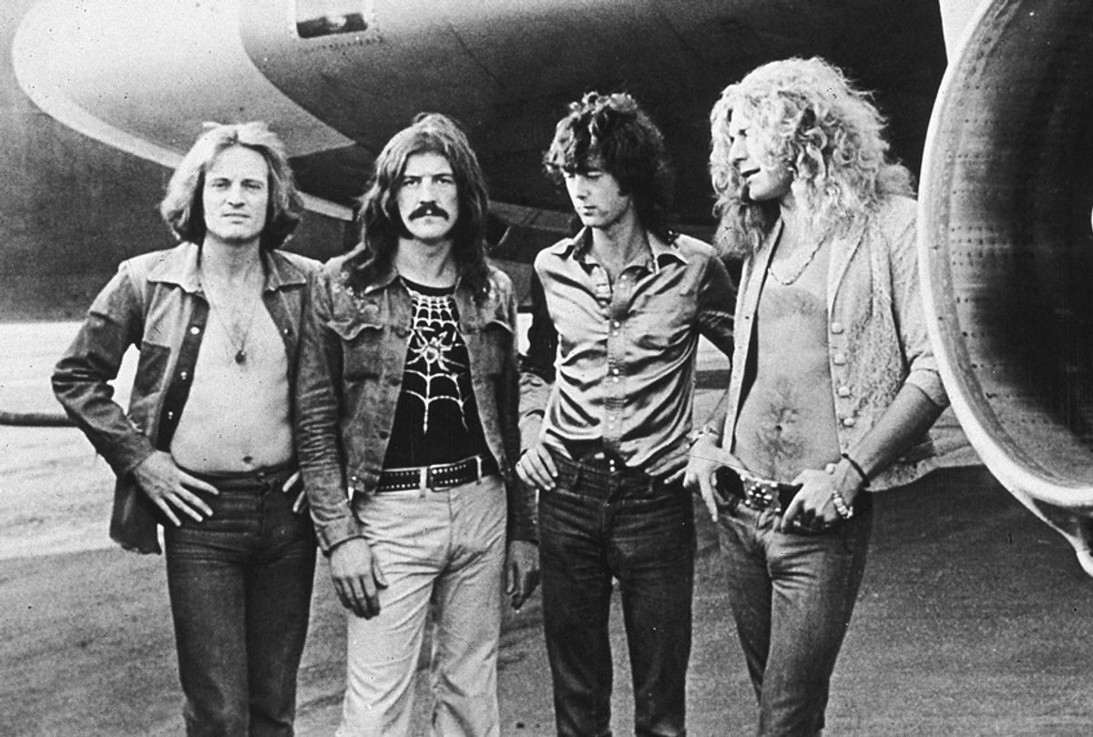 Led Zeppelin, photographed in 1973. (Getty Images)