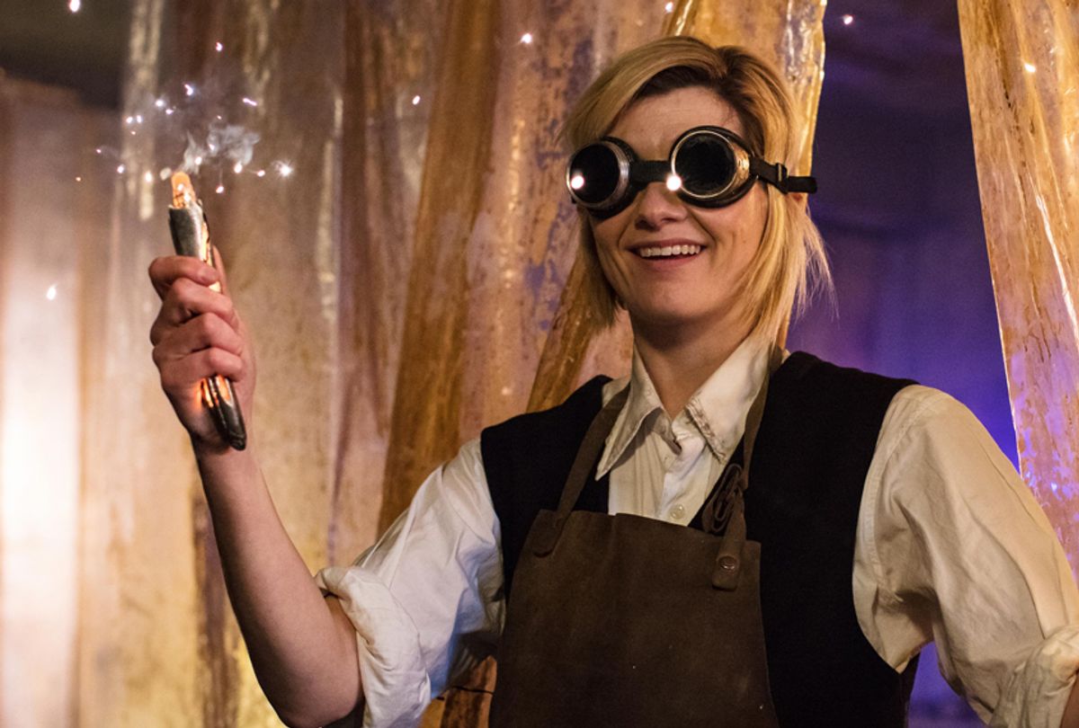 Jodie Whittaker as The Doctor in "Doctor Who" (BBC/Sophie Mutevelian)