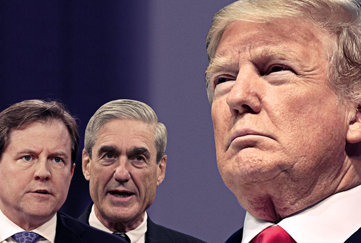 Don McGahn; Robert Mueller; Donald Trump (AP/Getty/Salon)