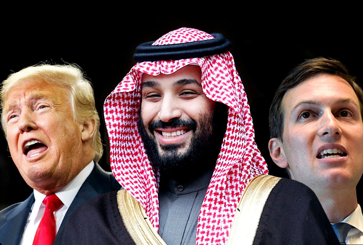 Donald Trump; Mohammad Bin Salman; Jared Kushner (AP/Salon)
