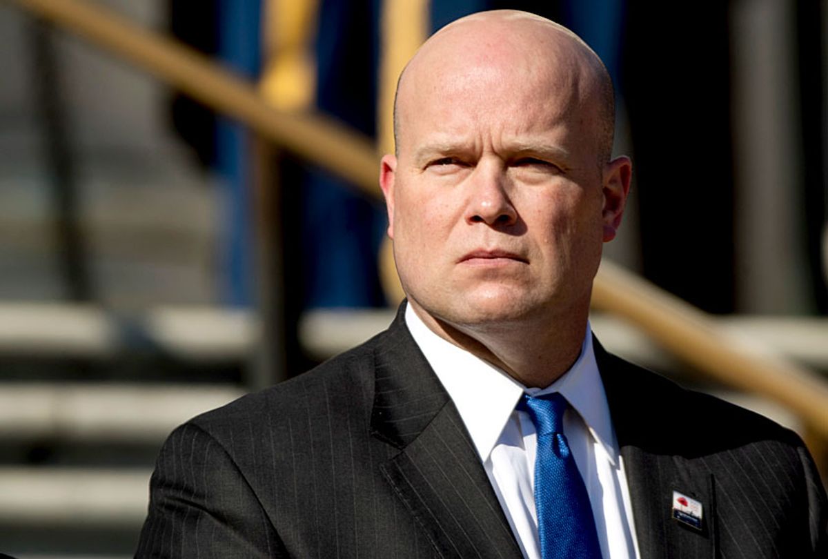 Acting United States Attorney General Matt Whitaker (AP/Andrew Harnik)