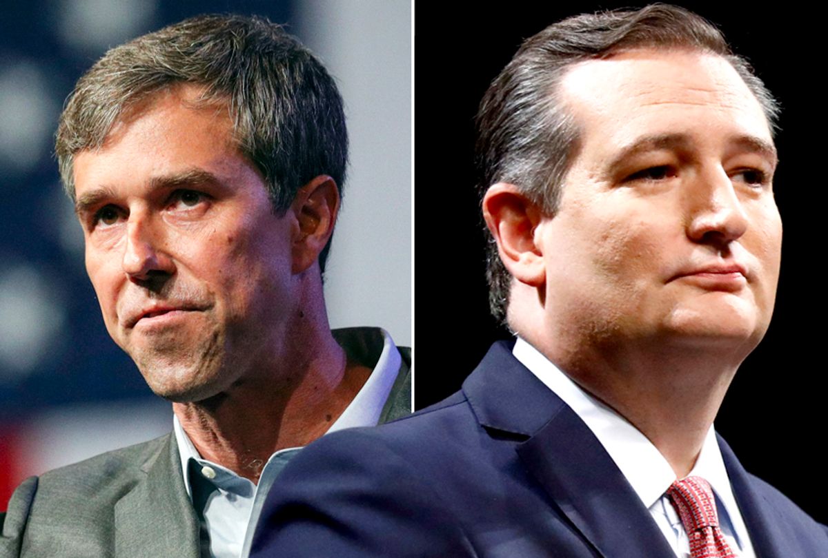 Beto O'Rourke; Ted Cruz (AP/Richard W. Rodriguez/Tom Fox/The Dallas Morning News)