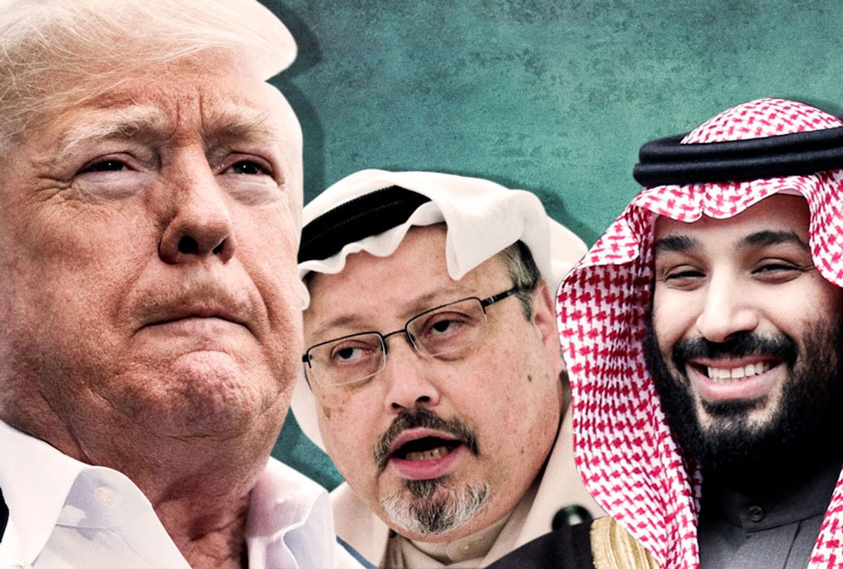 Donald Trump; Jamal Khashoggi; Mohammed bin Salman (AP/Getty/Salon)