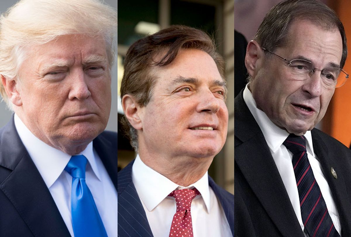Donald Trump: Paul Manafort; Jerrold Nadler (Getty/Saul Loeb/Alex Wong/AP/Andrew Harnik)