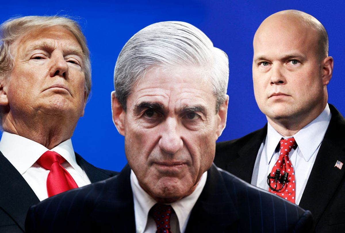 Donald Trump; Robert Mueller; Matthew Whitaker (AP/Salon)