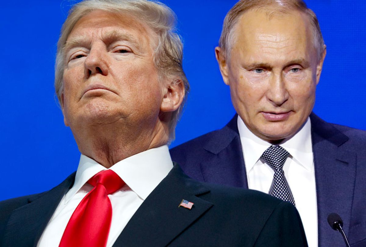 Donald Trump; Vladimir Putin (AP/Photo Montage by Salon)