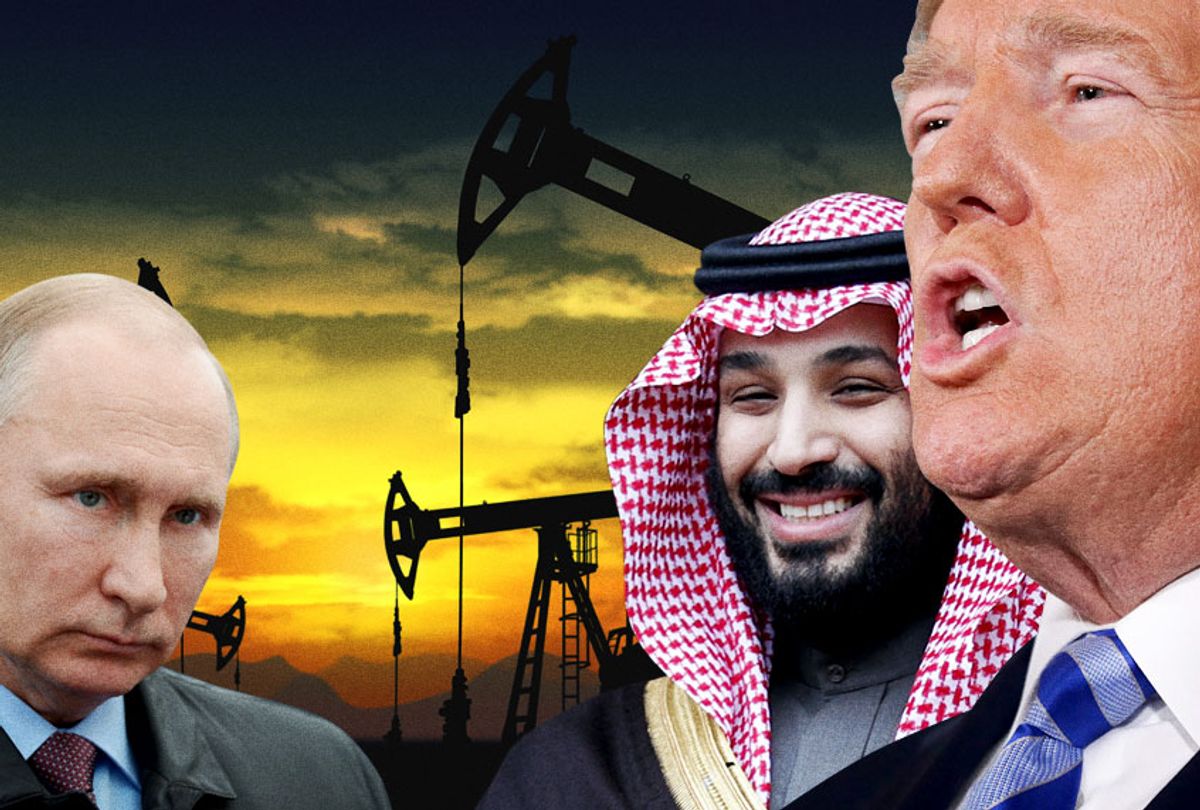 Vladimir Putin; Mohammad Bin Salman; Donald Trump (AP/Getty/Salon)