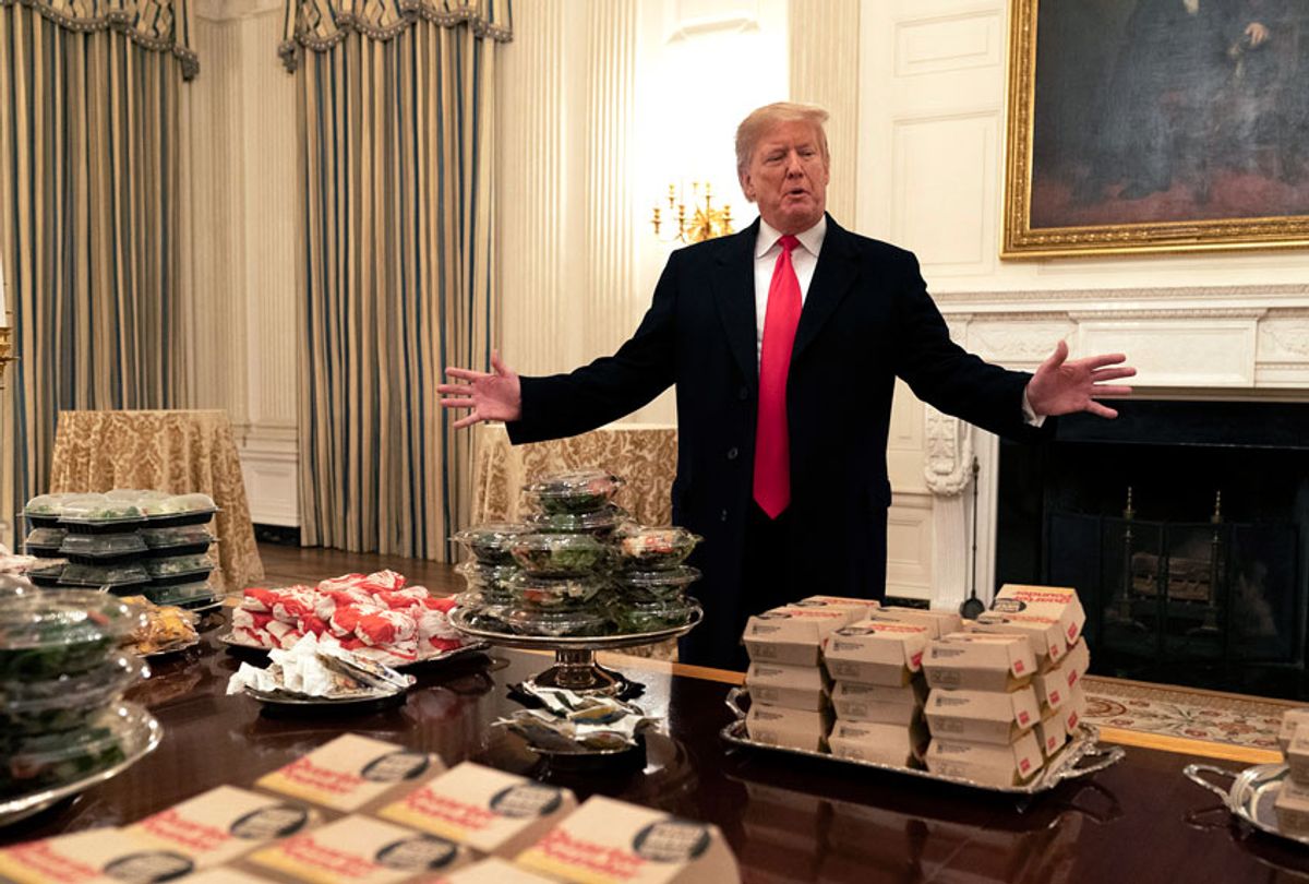 Cold Whoppers in the White House: A visual metaphor for the Trump presidency