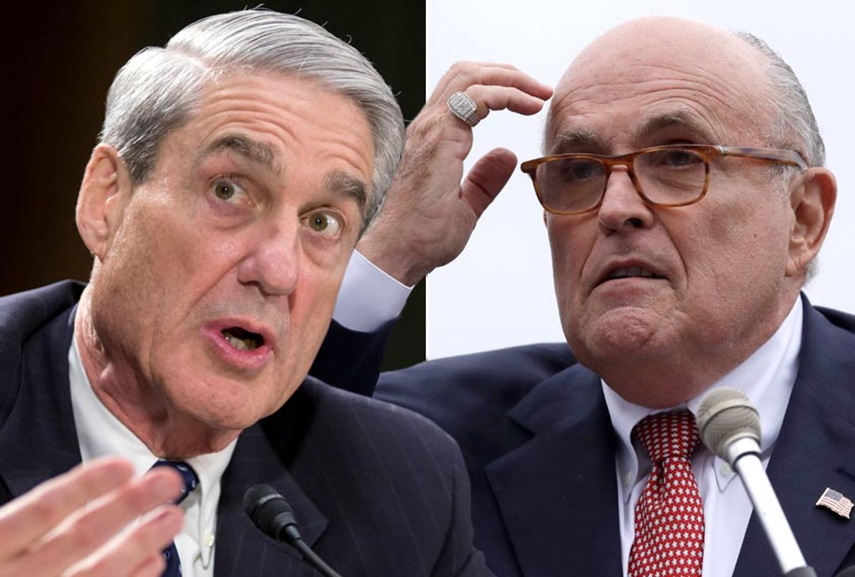 Robert Mueller; Rudy Giuliani (AP/Salon)