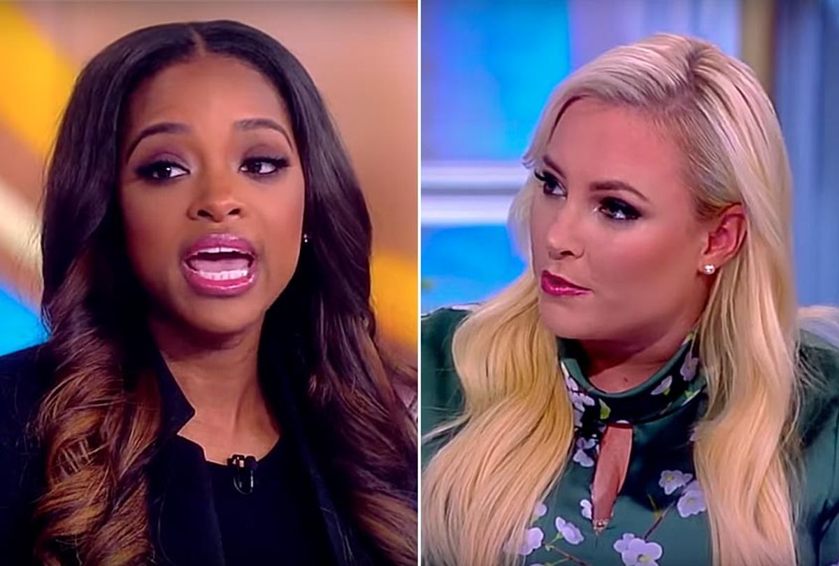 Tamika Mallory and Meghan McCain on "The View" (YouTube/The View)