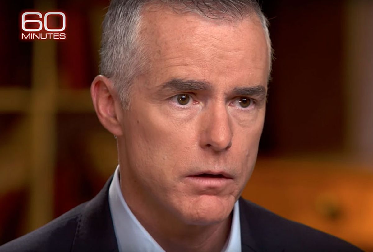 Andrew McCabe on "60 Minutes" (YouTube/60 Minutes)