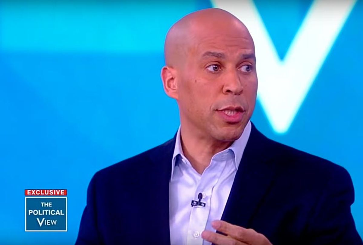 Cory Booker on "The View" (YouTube/The View)