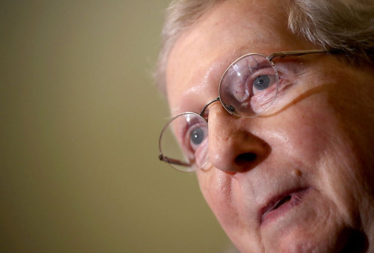 Senate Majority Leader Sen. Mitch McConnell (R-KY) (Getty/Win McNamee)
