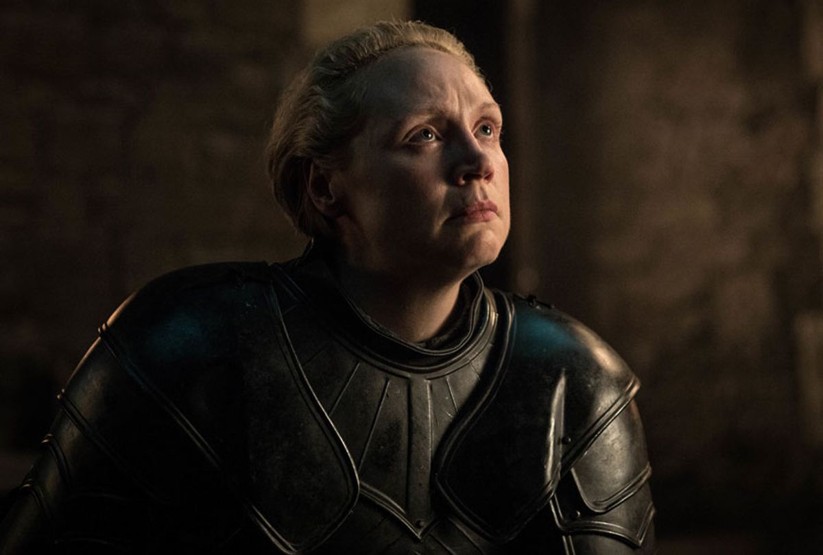 Gwendoline Christie as Brienne of Tarth in "Game of Thrones" (Helen Sloan/HBO)