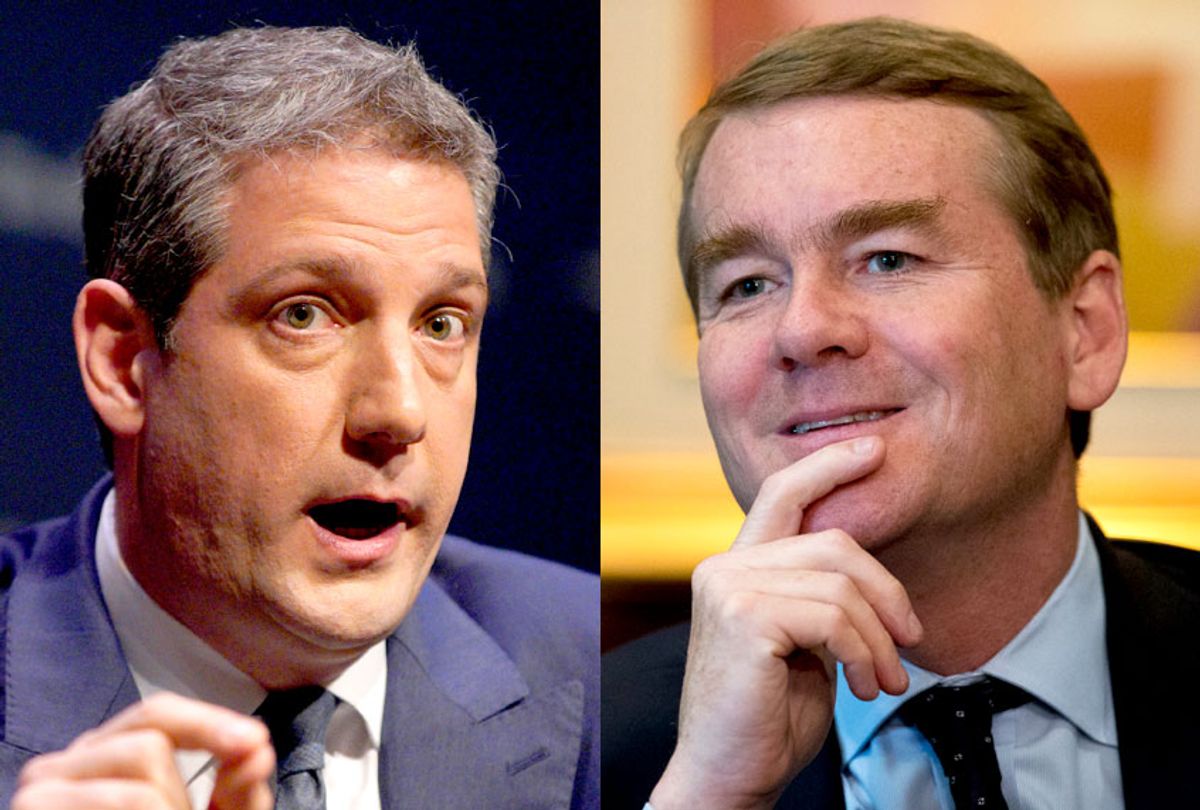 Rep. Tim Ryan; Sen. Michael Bennet (AP/Nati Harnik/Rebecca Blackwell)