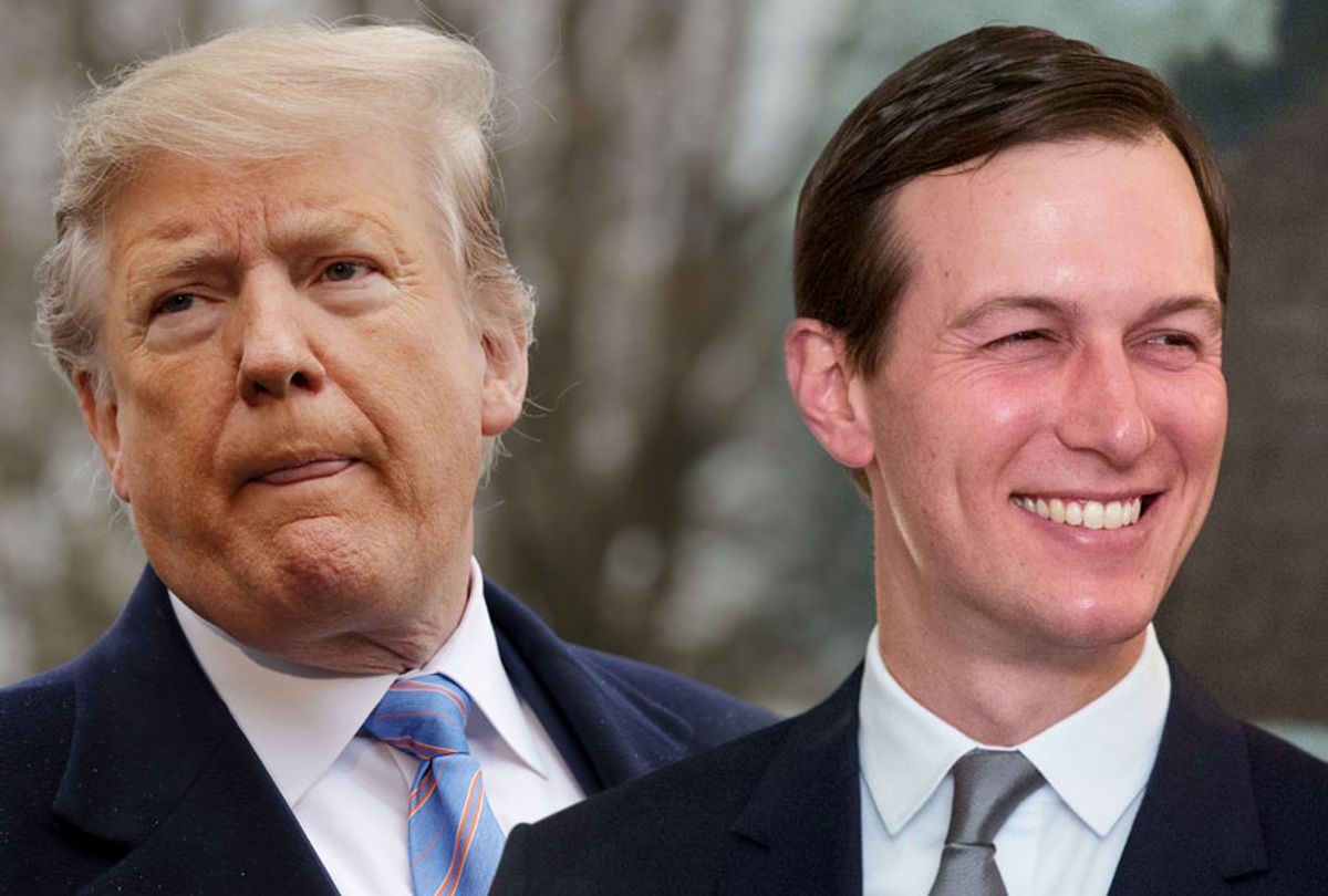 Donald Trump; Jared Kushner (Getty/Chip Somodevilla/Michael Reynolds/Salon)