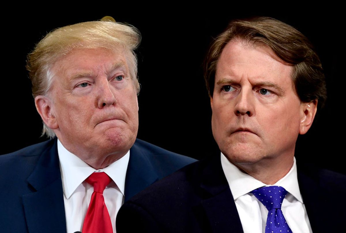 Donald Trump; Don McGahn (AP/Salon)