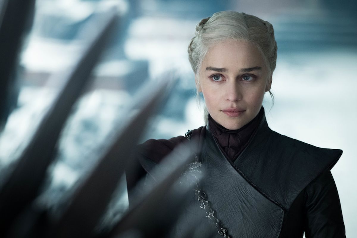 Emilia Clarke as Daenerys Targaryen in "Game of Thrones" (Helen Sloan/HBO)