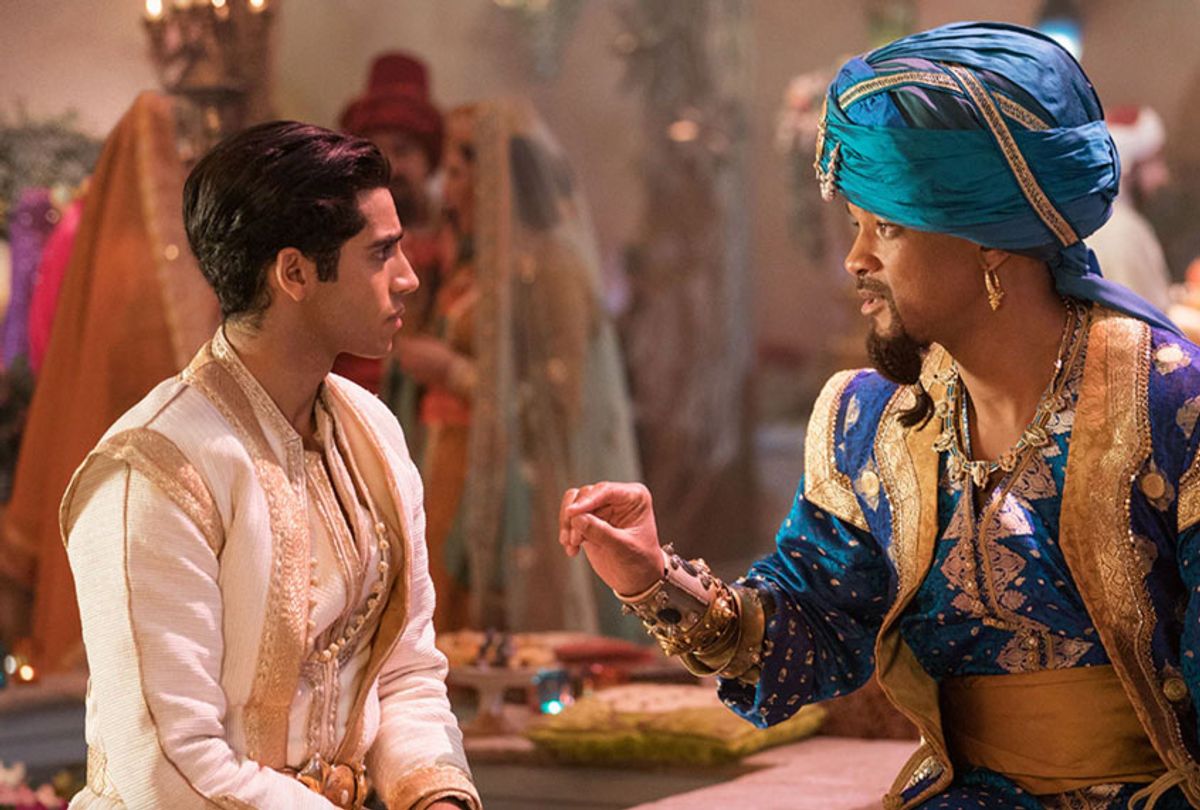 Mena Massoud and Will Smith in "Aladdin" (Walt Disney Pictures)