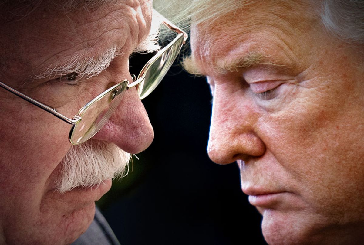 John Bolton; Donald Trump (Getty/Salon)