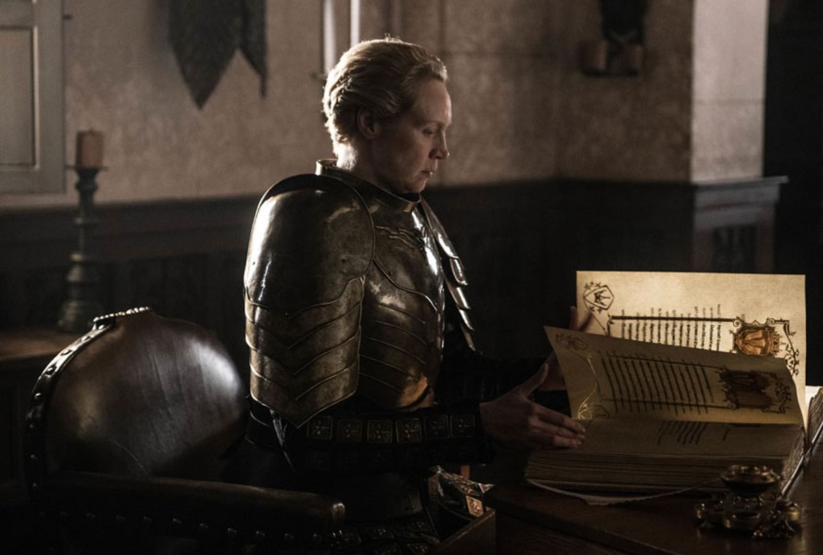 Gwendoline Christie in "Game of Thrones" (Helen Sloan/HBO)