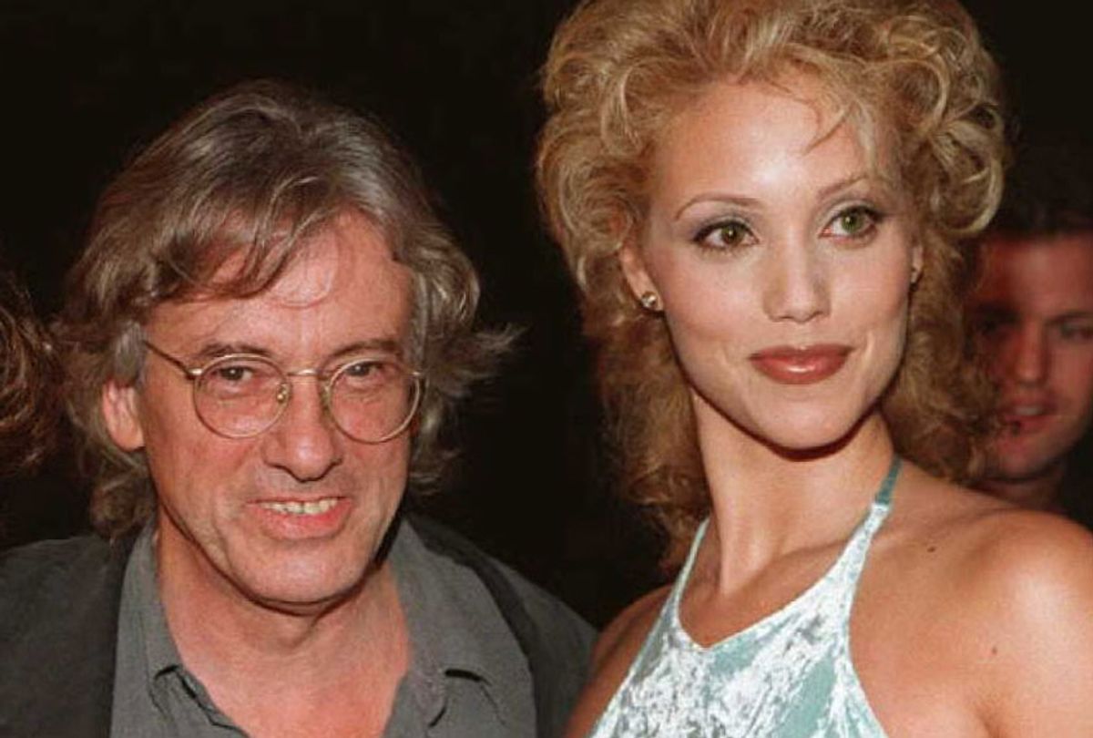 Director Paul Verhoeven and actress Elizabeth Berkley at the 21 September premiere of "Showgirls" in Beverly Hills, California. (Getty/Vince Bucci)