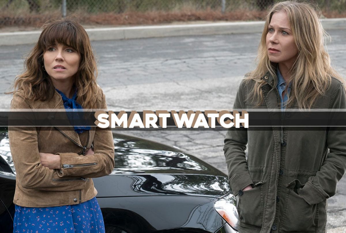 Linda Cardellini and Christina Applegate in "Dead to Me" (Netflix)