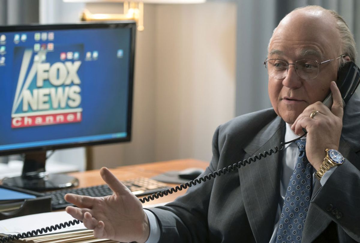Russell Crowe as Roger Ailes in "The Loudest Voice" (JoJo Whilden/Showtime)