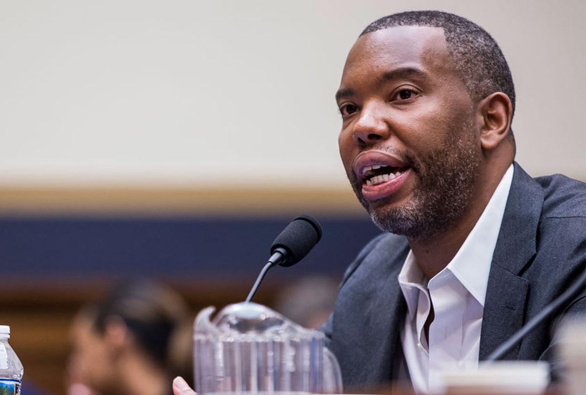 Writer Ta-Nehisi Coates testifies during a hearing on slavery reparations held by the House Judiciary Subcommittee on the Constitution, Civil Rights and Civil Liberties on June 19, 2019 in Washington, DC. (Getty/Zach Gibson)