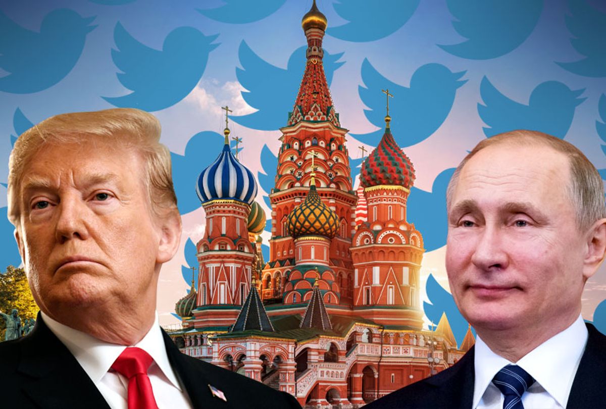 President Donald Trump; Russian President Vladimir Putin (Getty/AP/Salon)