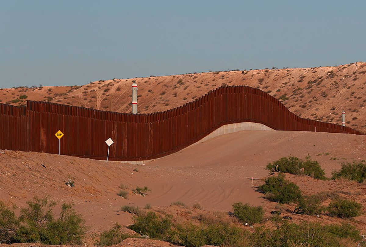 The border fence between the United States and Mexico is seen on June 03, 2019 in Sunland Park, New Mexico (Getty/Joe Raedle)
