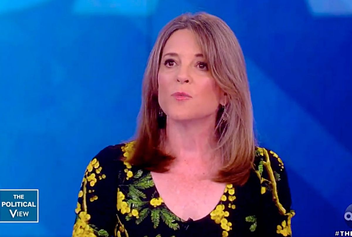 Democratic candidate Marianne Williamson is backpedaling on vaccine comment