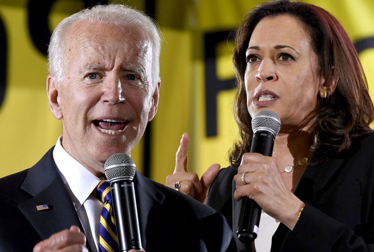 Joe Biden; Kamala Harris (AP/Salon)