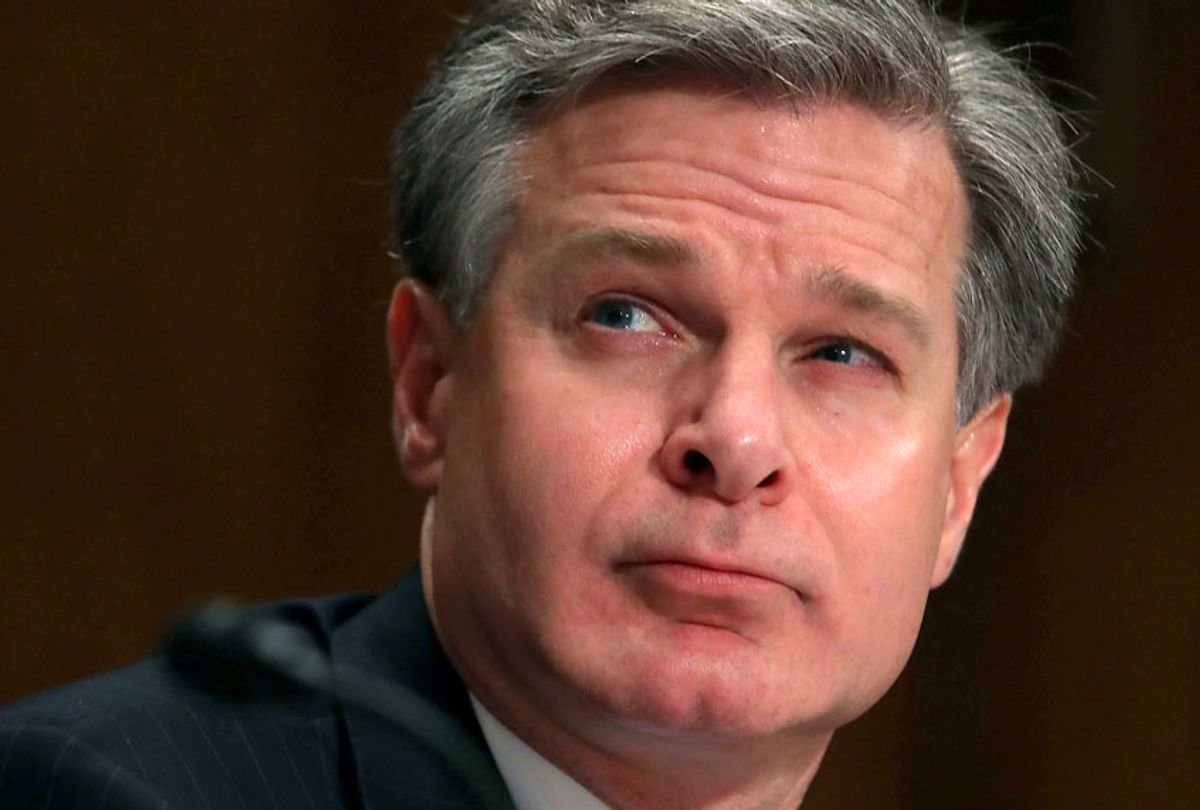 Christopher Wray's cowardly exit: What's left when the FBI director acquiesces to Trump in advance?