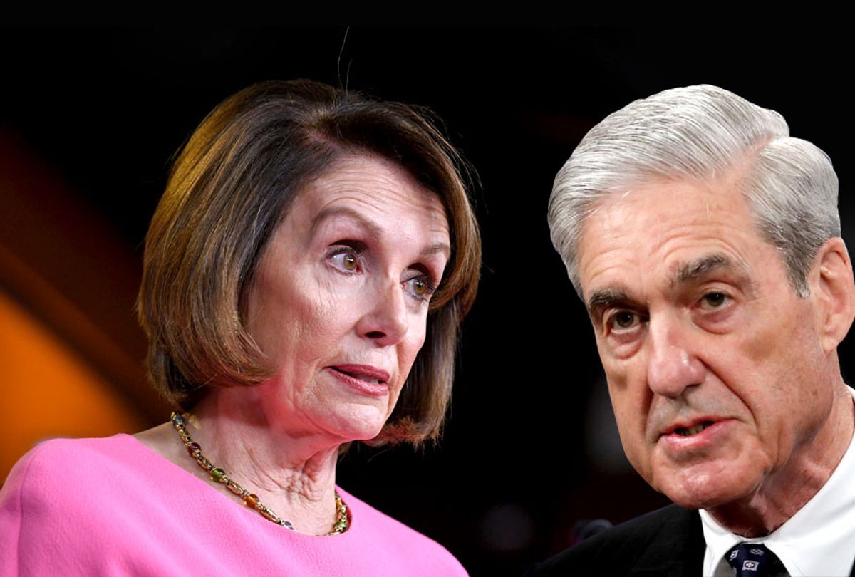 Nancy Pelosi; Robert Mueller (AP/Getty/Salon)